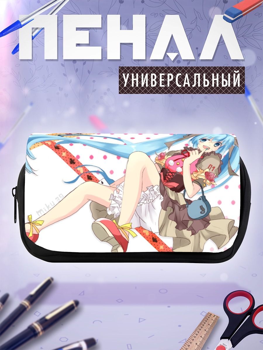 Пенал-косметичка Мику Хацунэ в платье