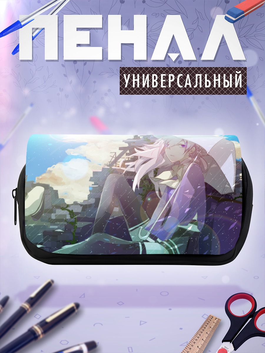 Пенал-косметичка Мику Хацунэ с зонтом