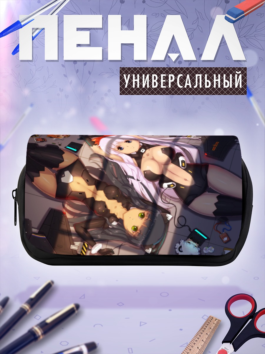 Пенал-косметичка Мику Хацунэ и подруга