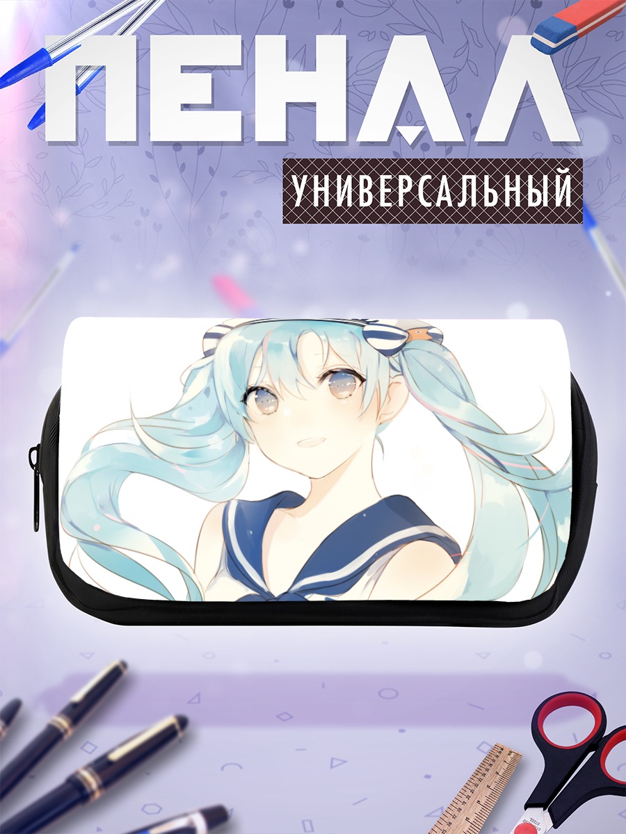 Пенал-косметичка Мику Хацунэ морячка