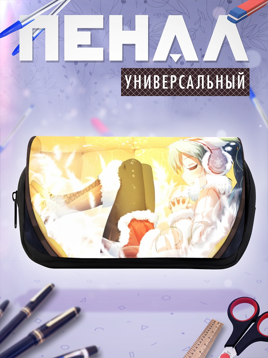 Пенал-косметичка Мику Хацунэ в снегу