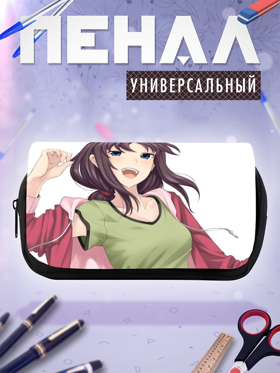 Пенал-косметичка Девушка в худи