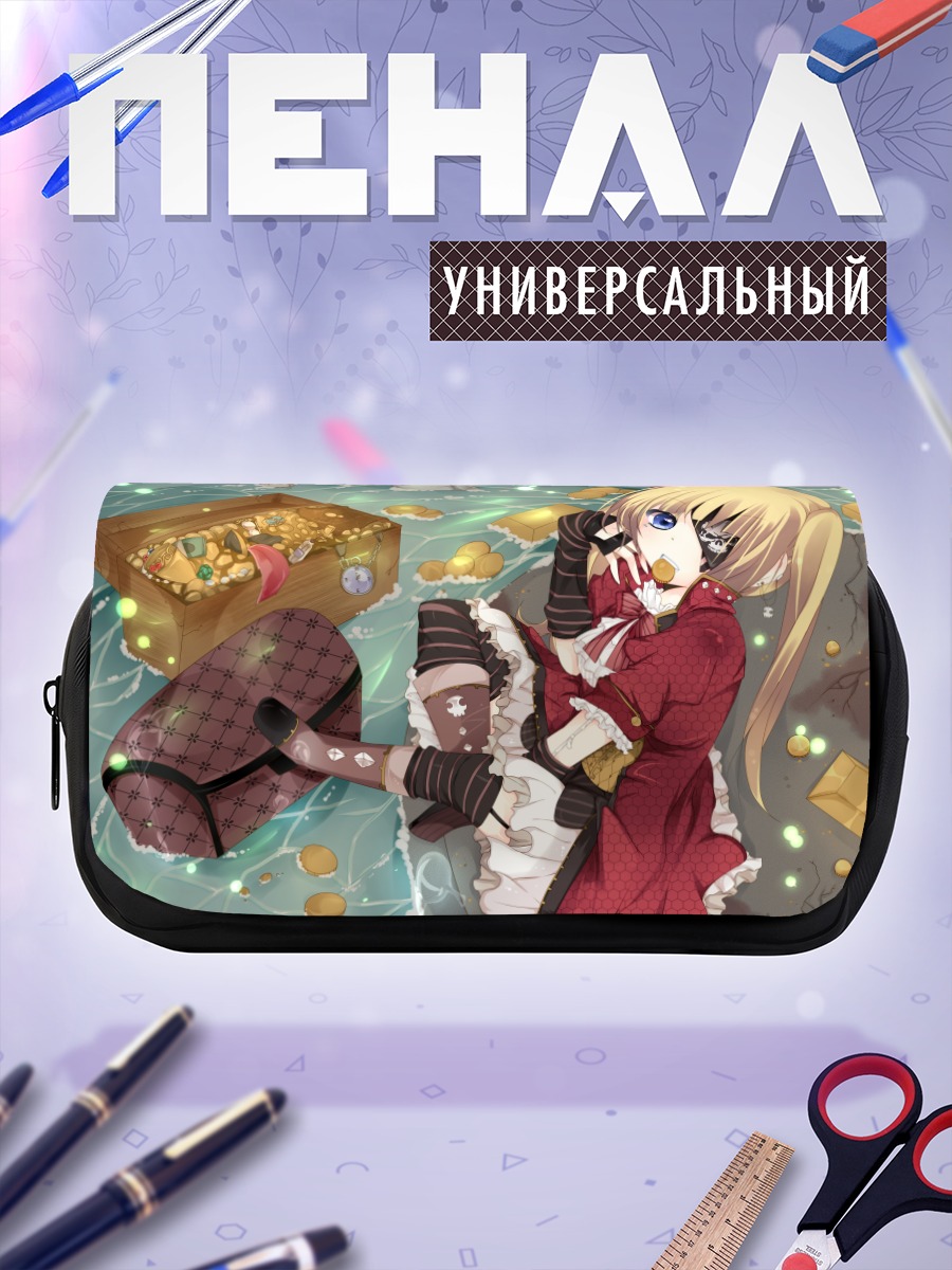 Пенал-косметичка Пиратка с повязкой