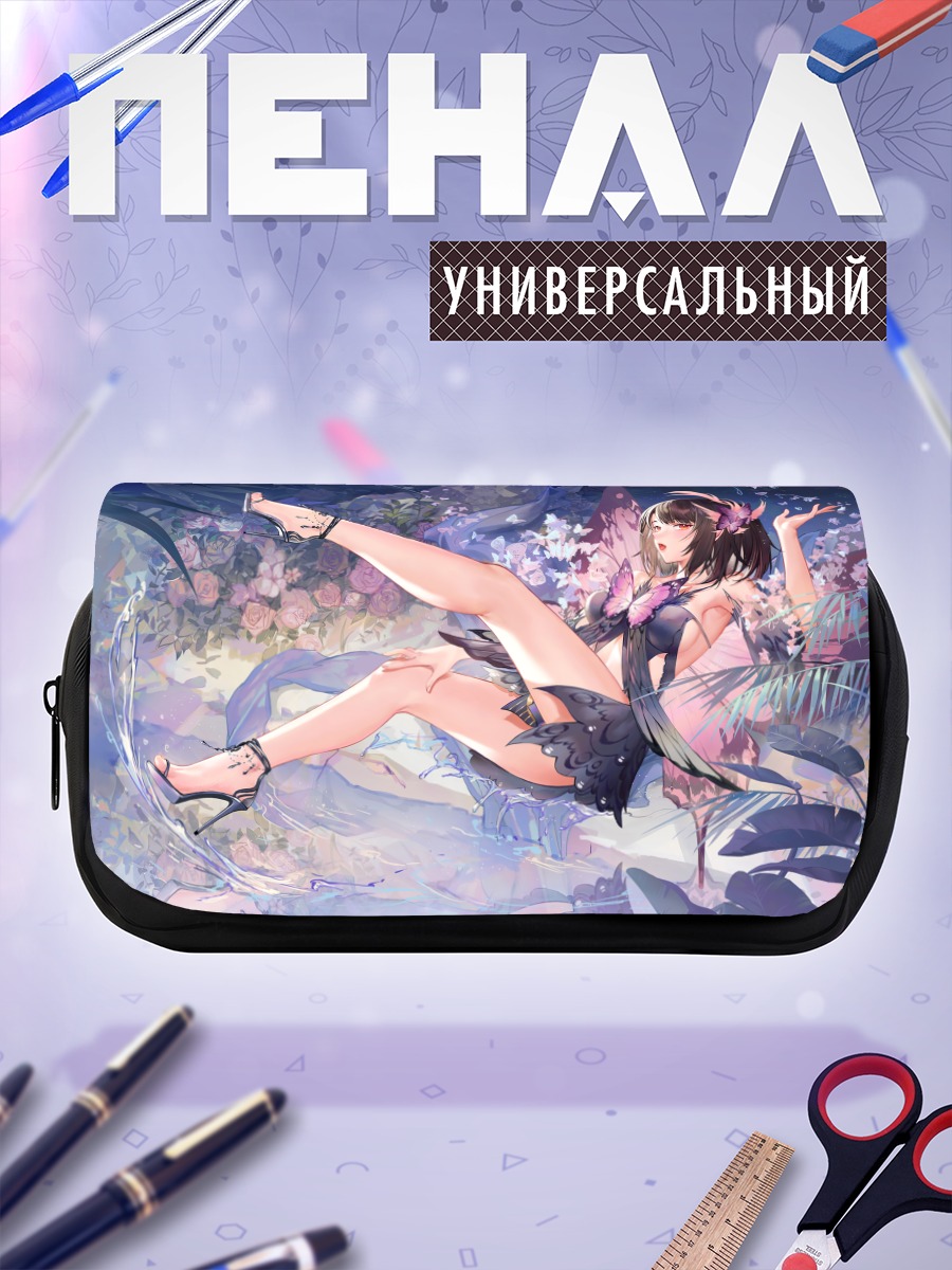 Пенал-косметичка Лили в цветах