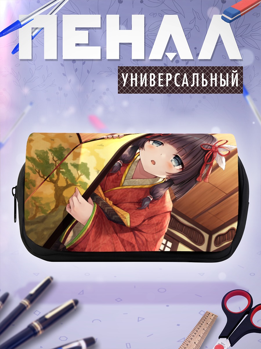 Пенал-косметичка Девочка в кимоно