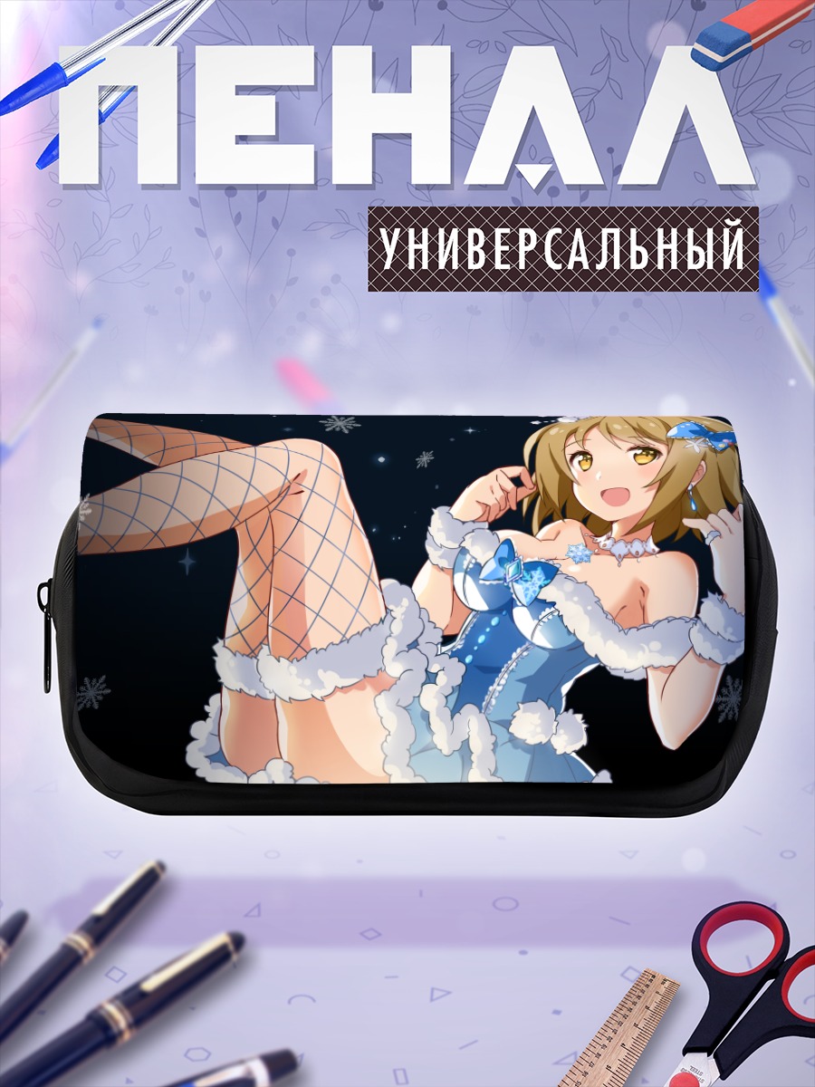 Пенал-косметичка Канако Мимура в снежинках