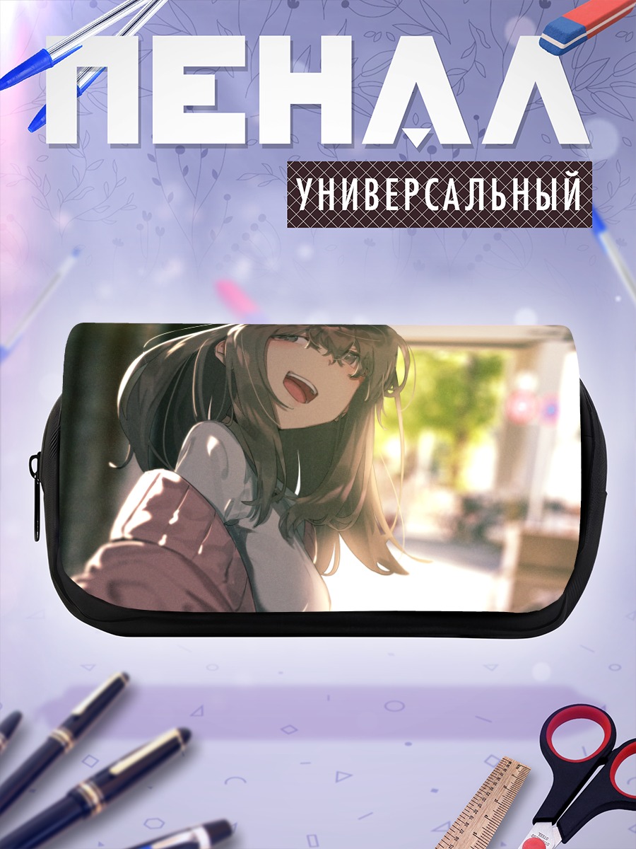 Пенал-косметичка Девушка в чокере