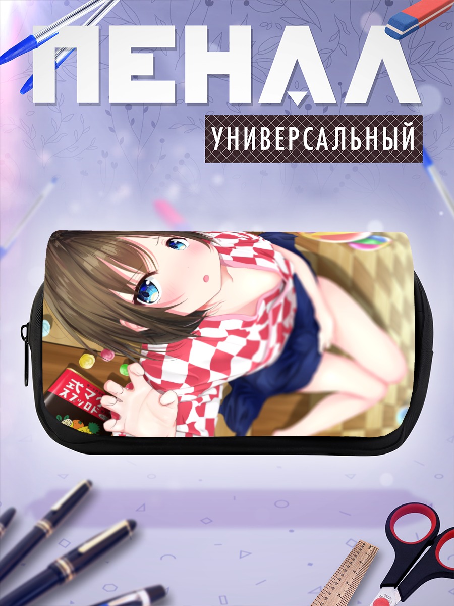 Пенал-косметичка Девушка со сладостями