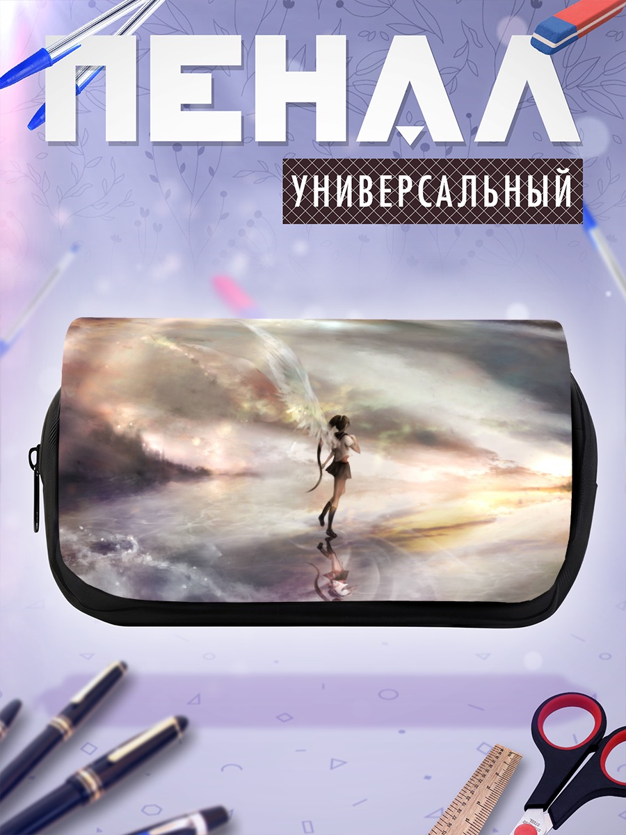 Пенал-косметичка Крылатая девушка в воде