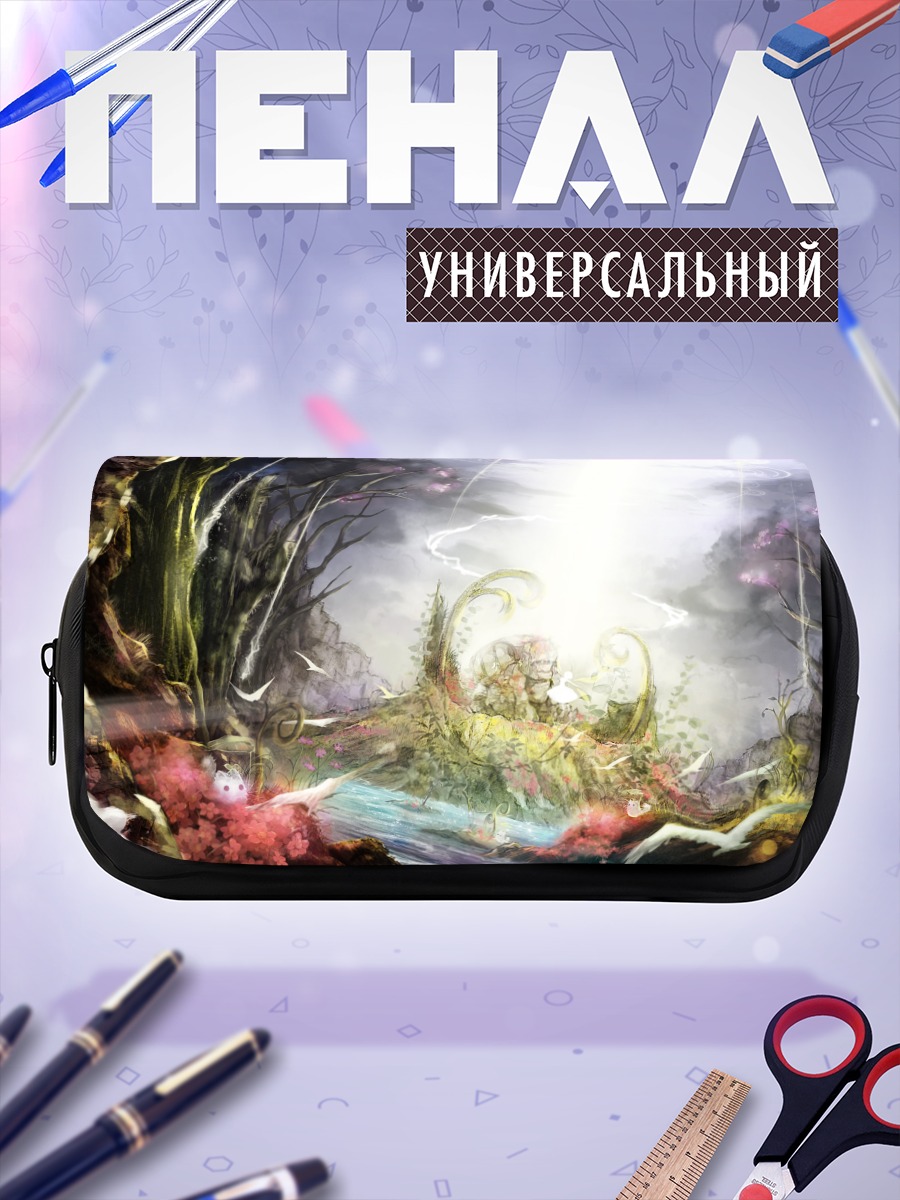 Пенал-косметичка Цветущий лесной оазис