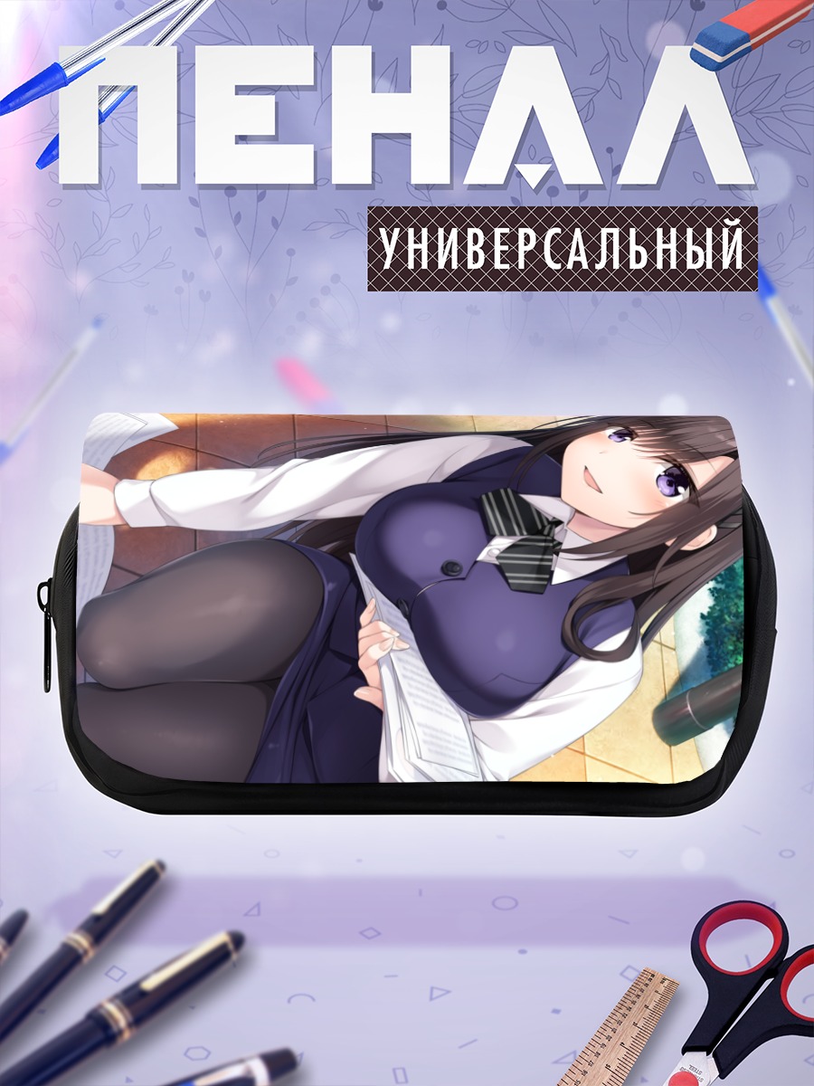 Пенал-косметичка Рихо Цукиносе в офисе