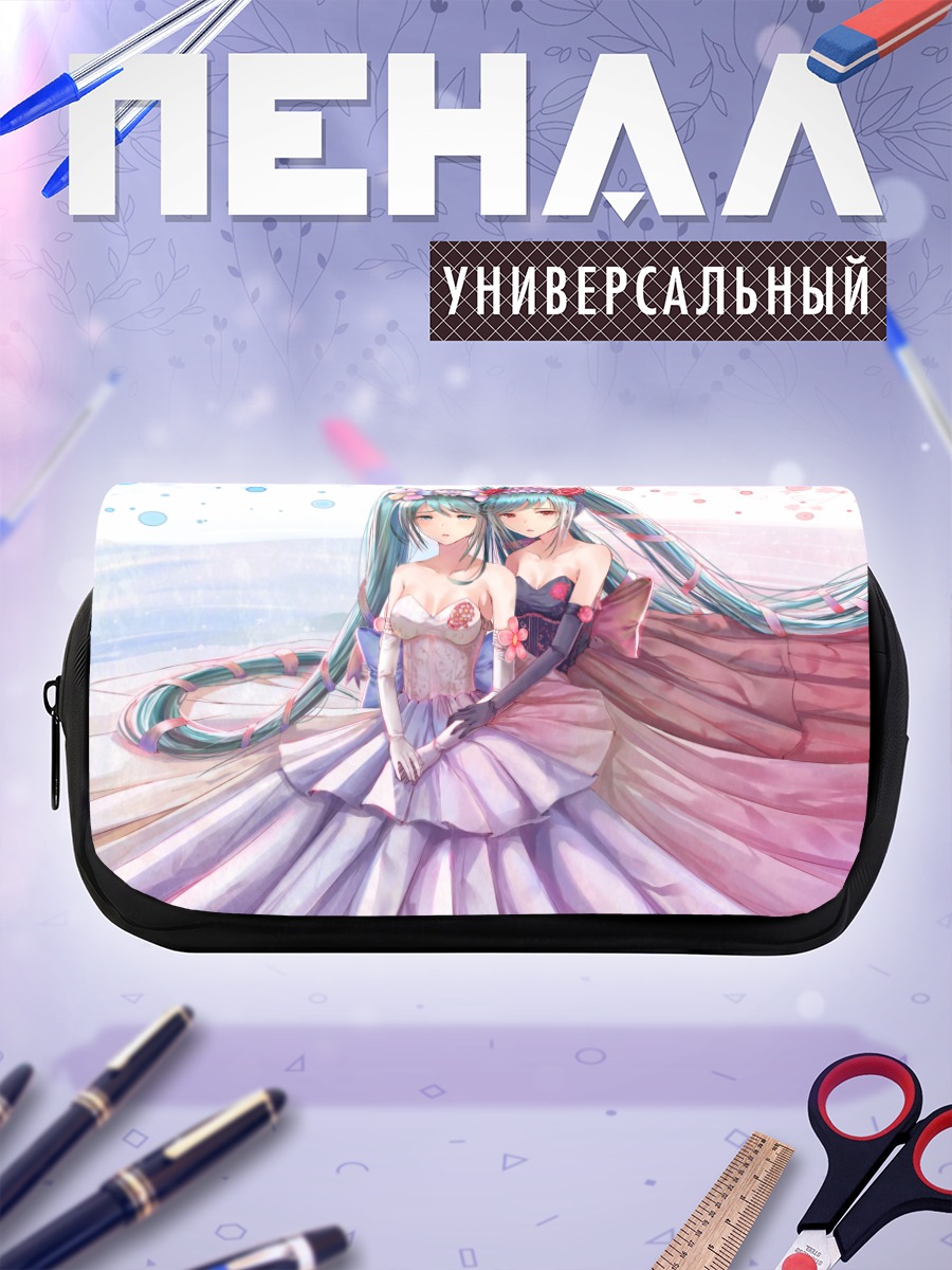 Пенал-косметичка Мику Хацунэ в платье
