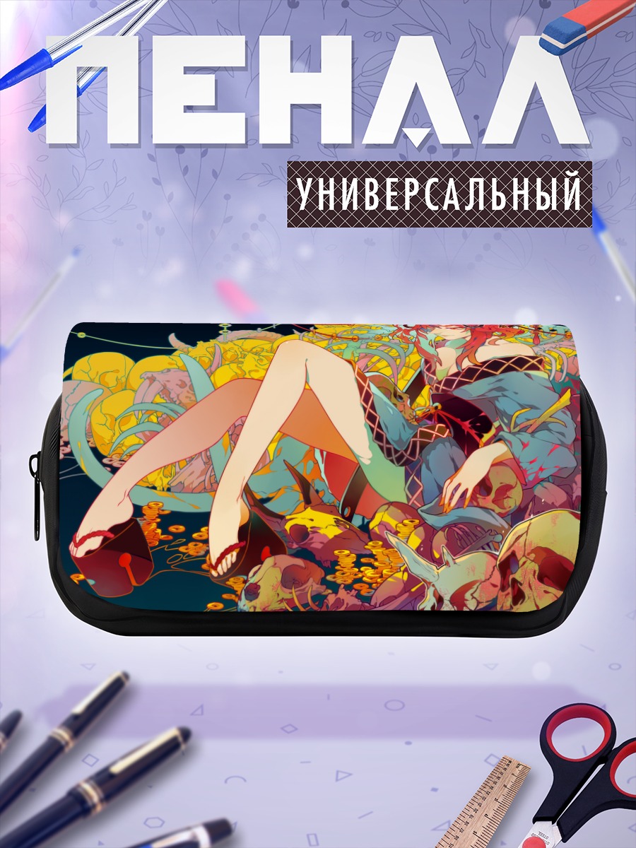 Пенал-косметичка Комачи Онодзука в цветах