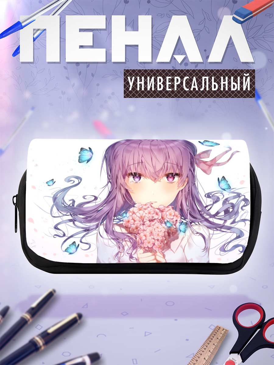 Пенал-косметичка Сакура Мато с цветами