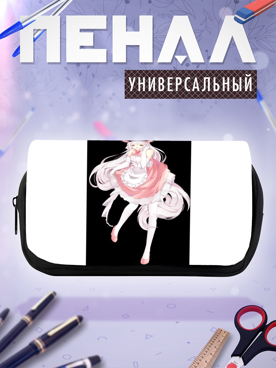Пенал-косметичка Девушка в розовом