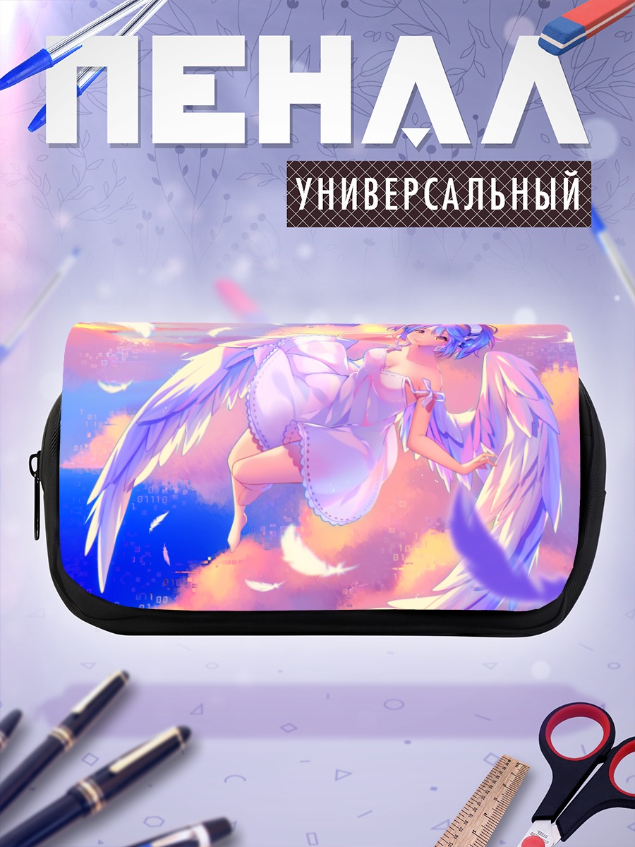 Пенал-косметичка Мику Хацунэ в облаках