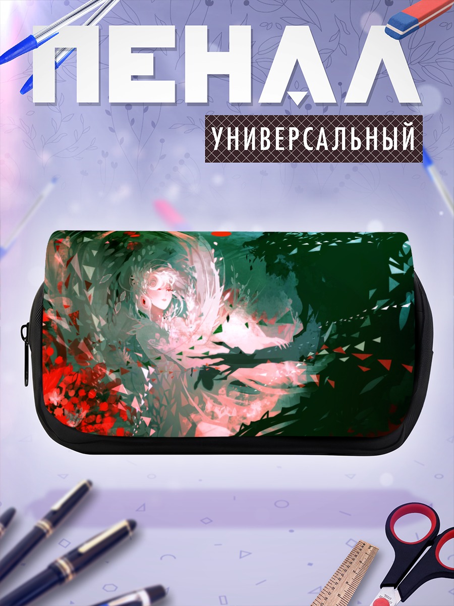 Пенал-косметичка Ангел в цветах