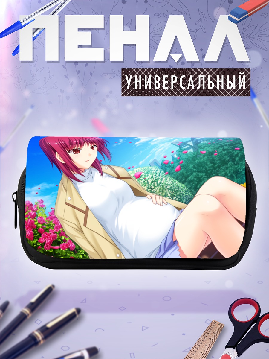 Пенал-косметичка Масами Ивасава в цветах