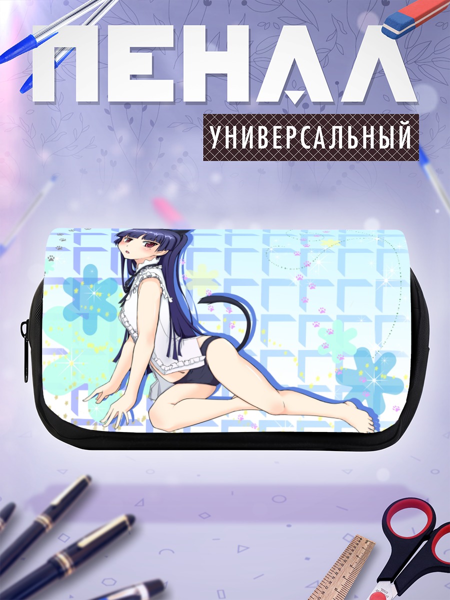 Пенал-косметичка Рури Гоко в цветах
