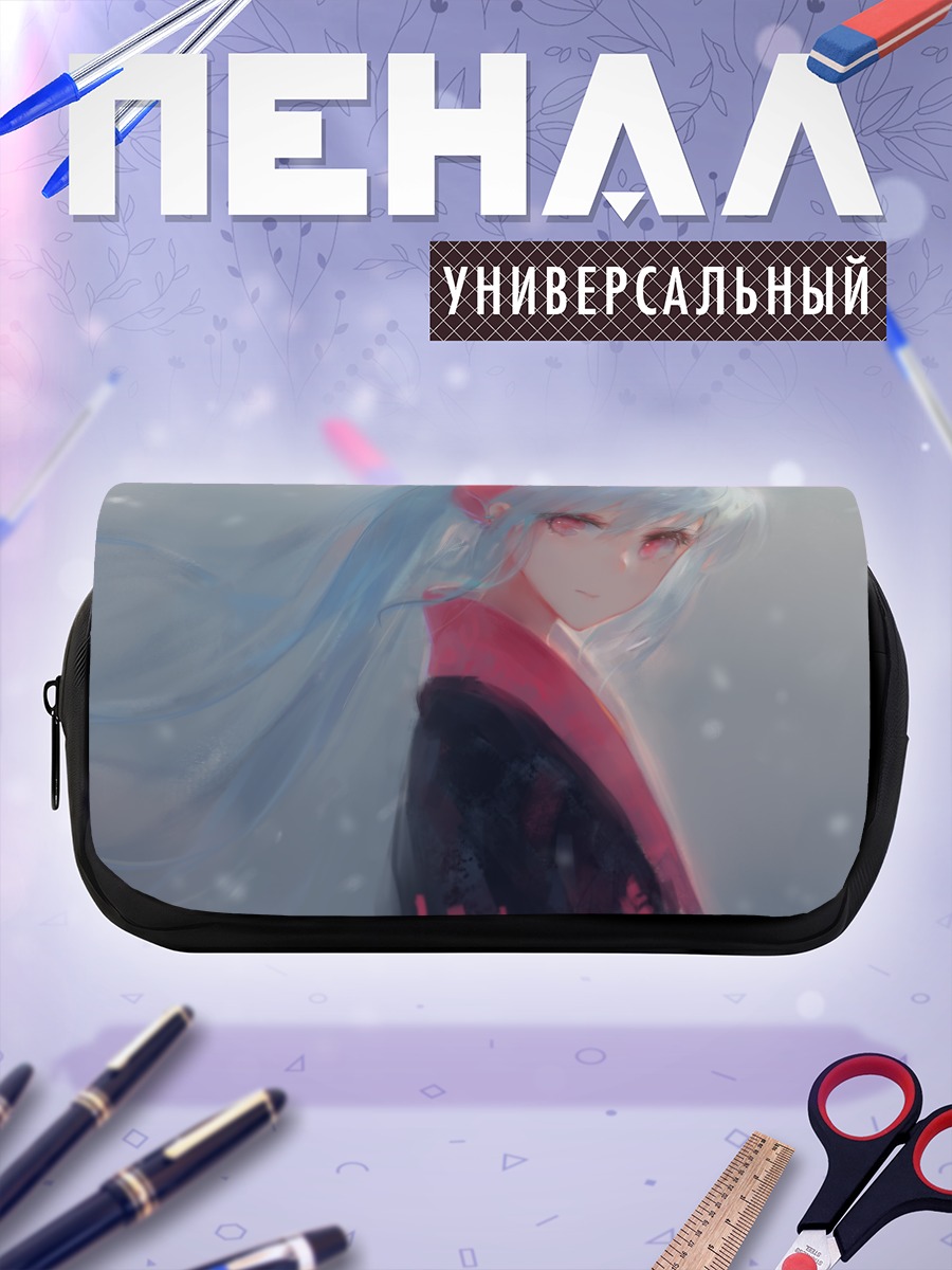 Пенал-косметичка Девушка в кимоно