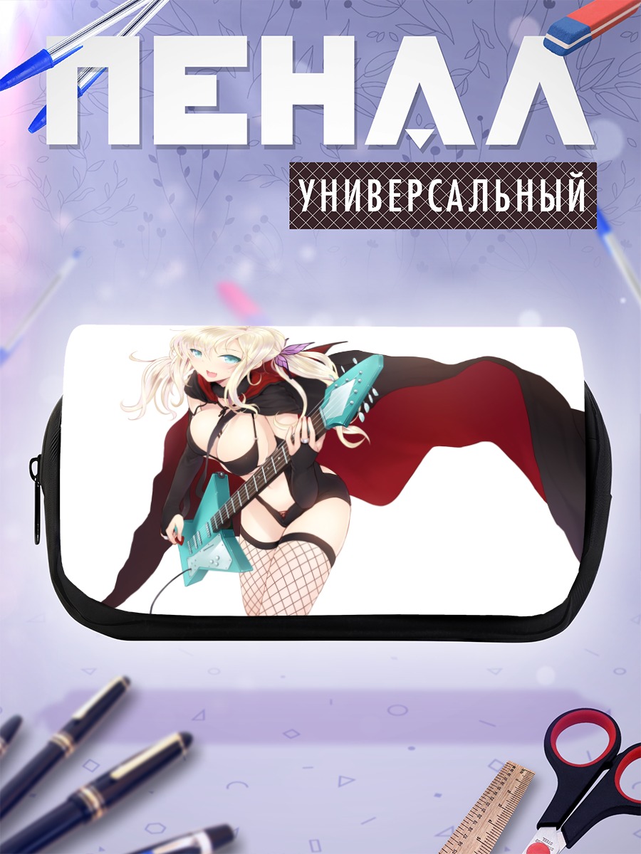Пенал-косметичка Сена Кашивадзаки с гитарой