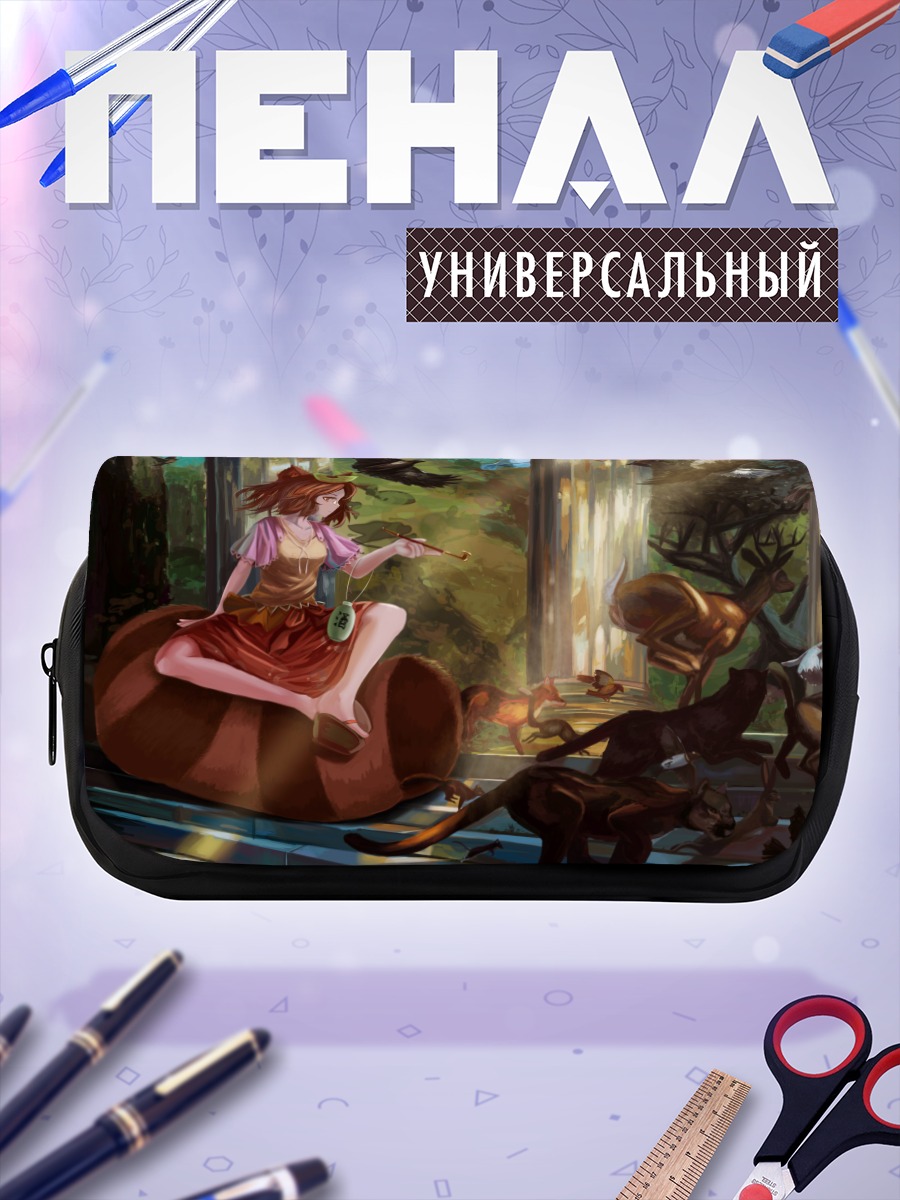 Пенал-косметичка Мамизо Футацуива с воронами