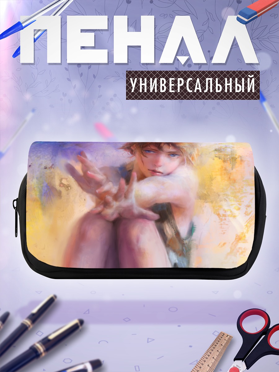 Пенал-косметичка Девушка с голубыми глазами