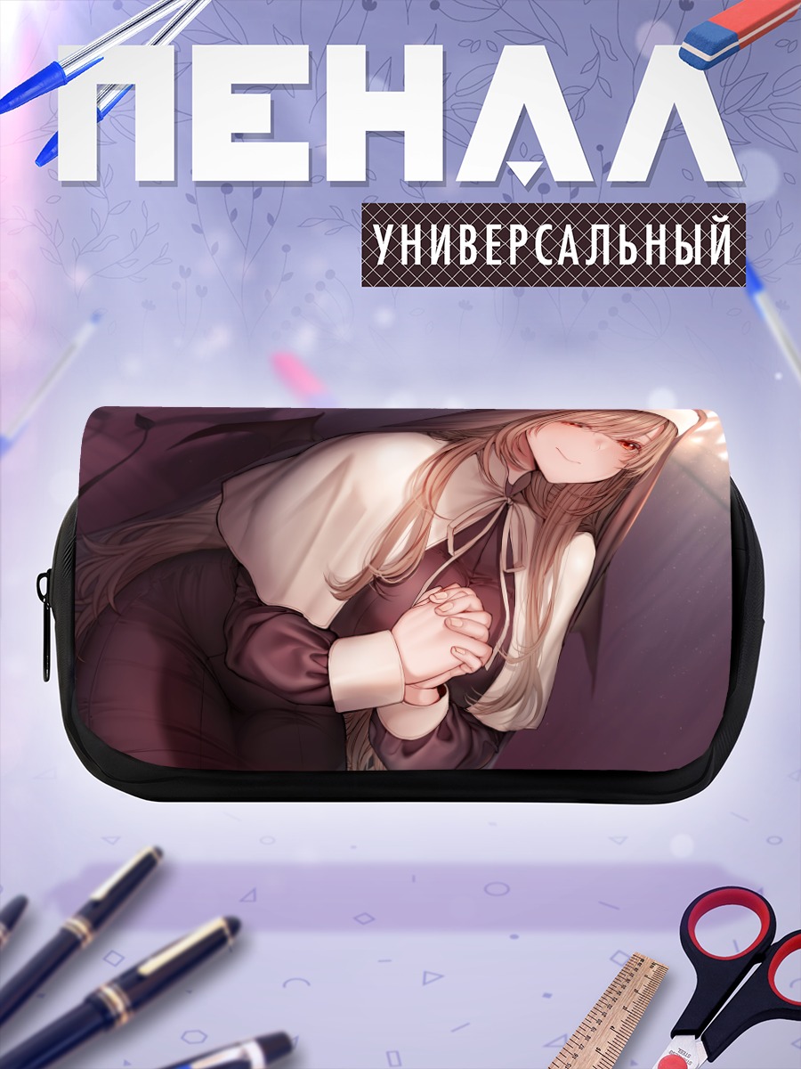 Пенал-косметичка Монахиня-демон с крыльями