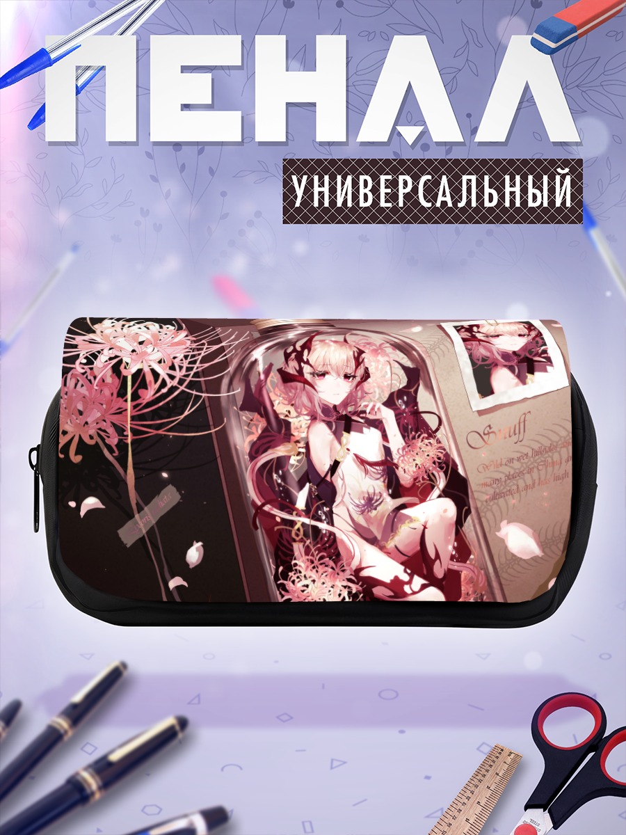 Пенал-косметичка Девушка в бутылке