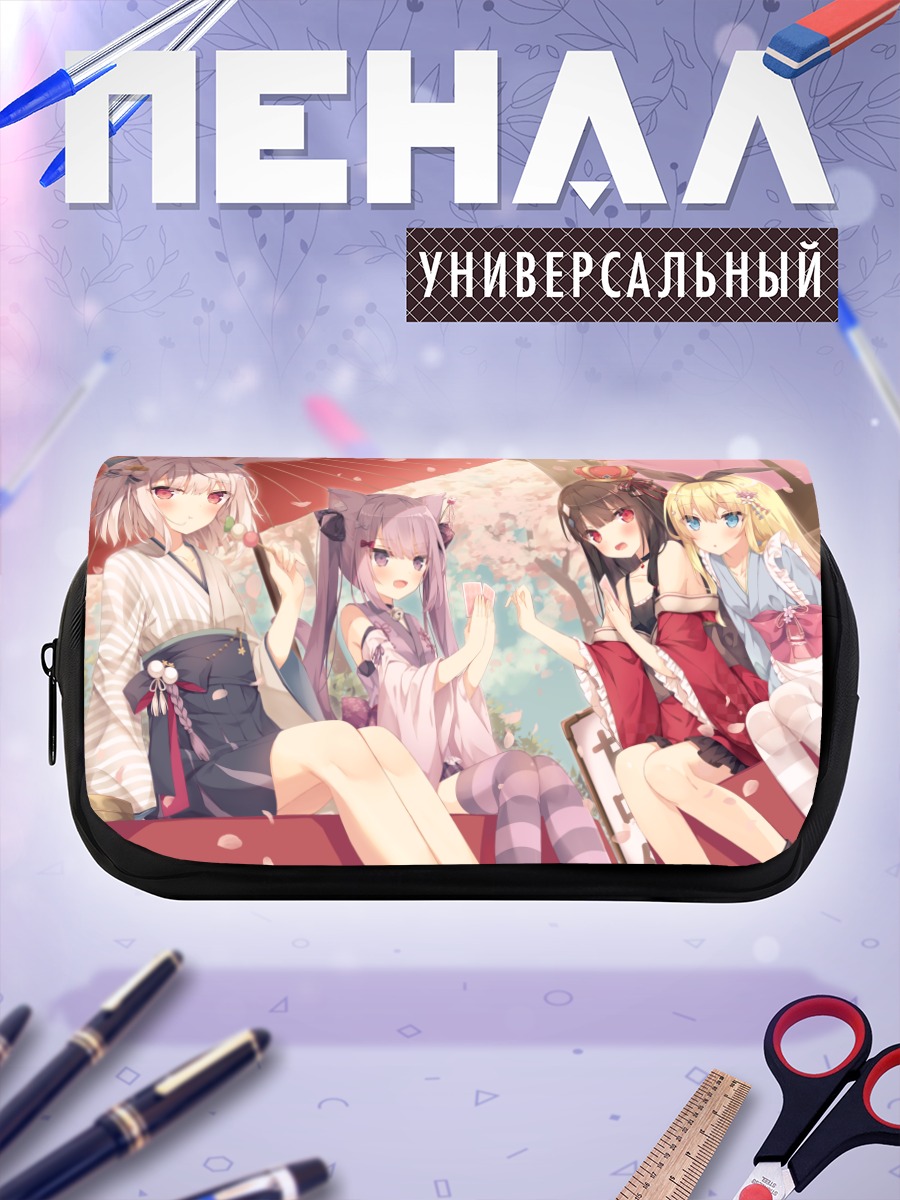 Пенал-косметичка Девушки в кимоно