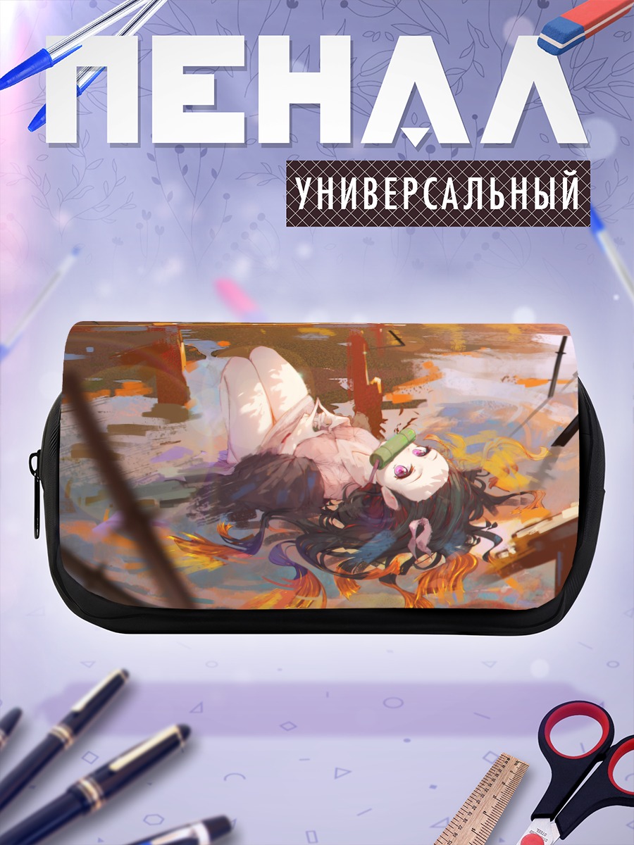 Пенал-косметичка Незуко Камадо в руинах