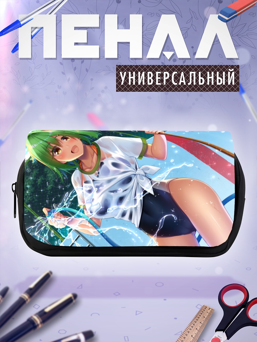 Пенал-косметичка Мику Хацунэ на пляже