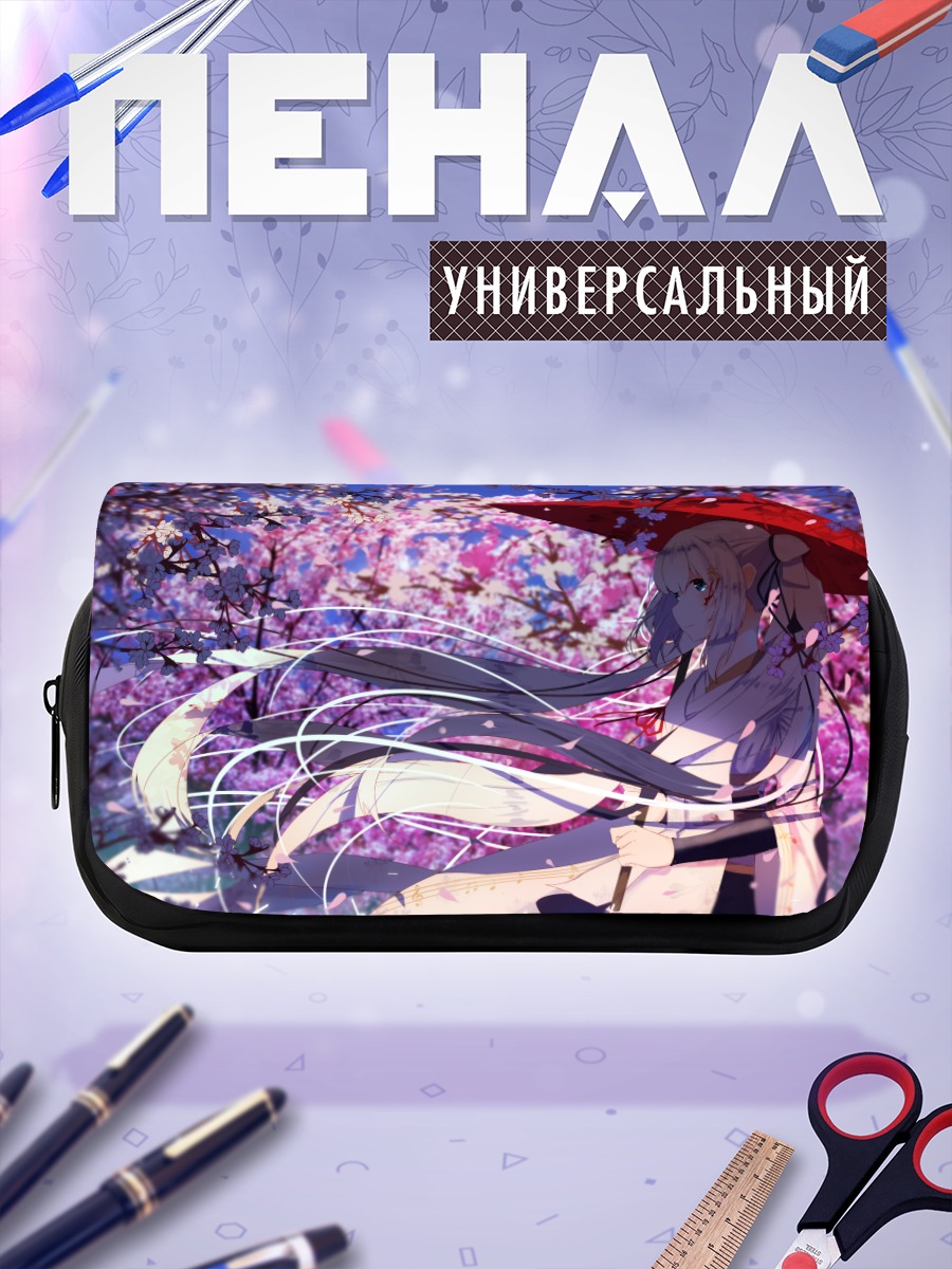Пенал-косметичка Мику Хацунэ в сакуре