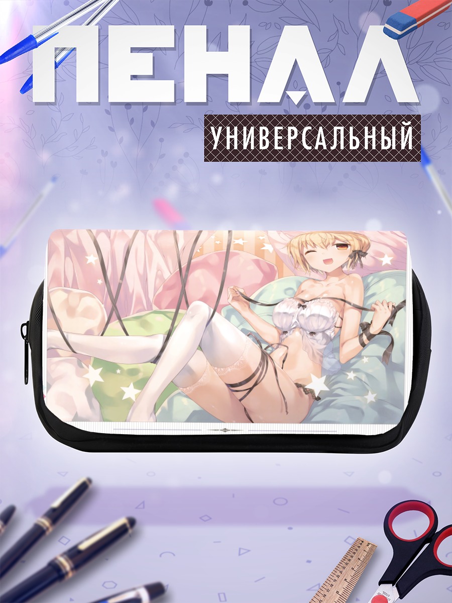 Пенал-косметичка Блондинка в лентах