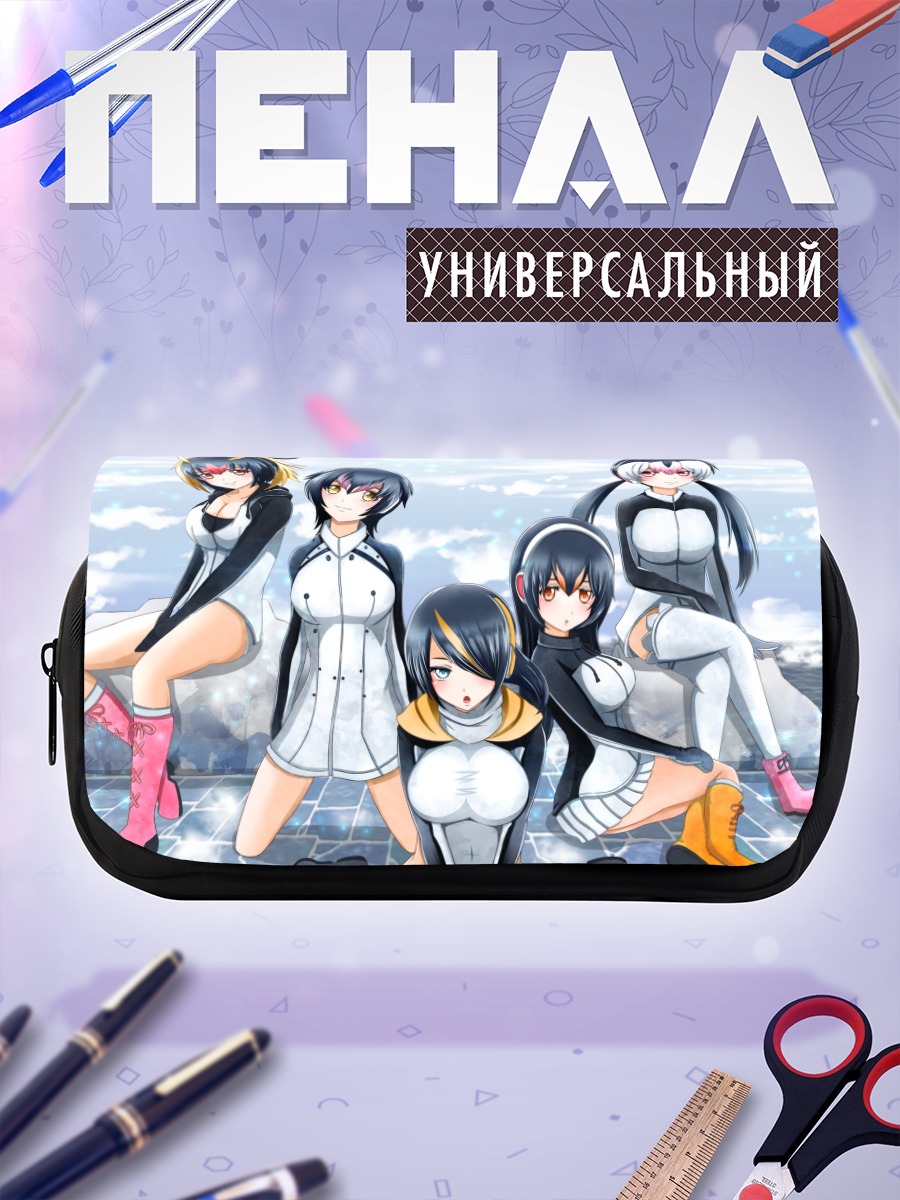 Пенал-косметичка Пингвины Kemono Friends