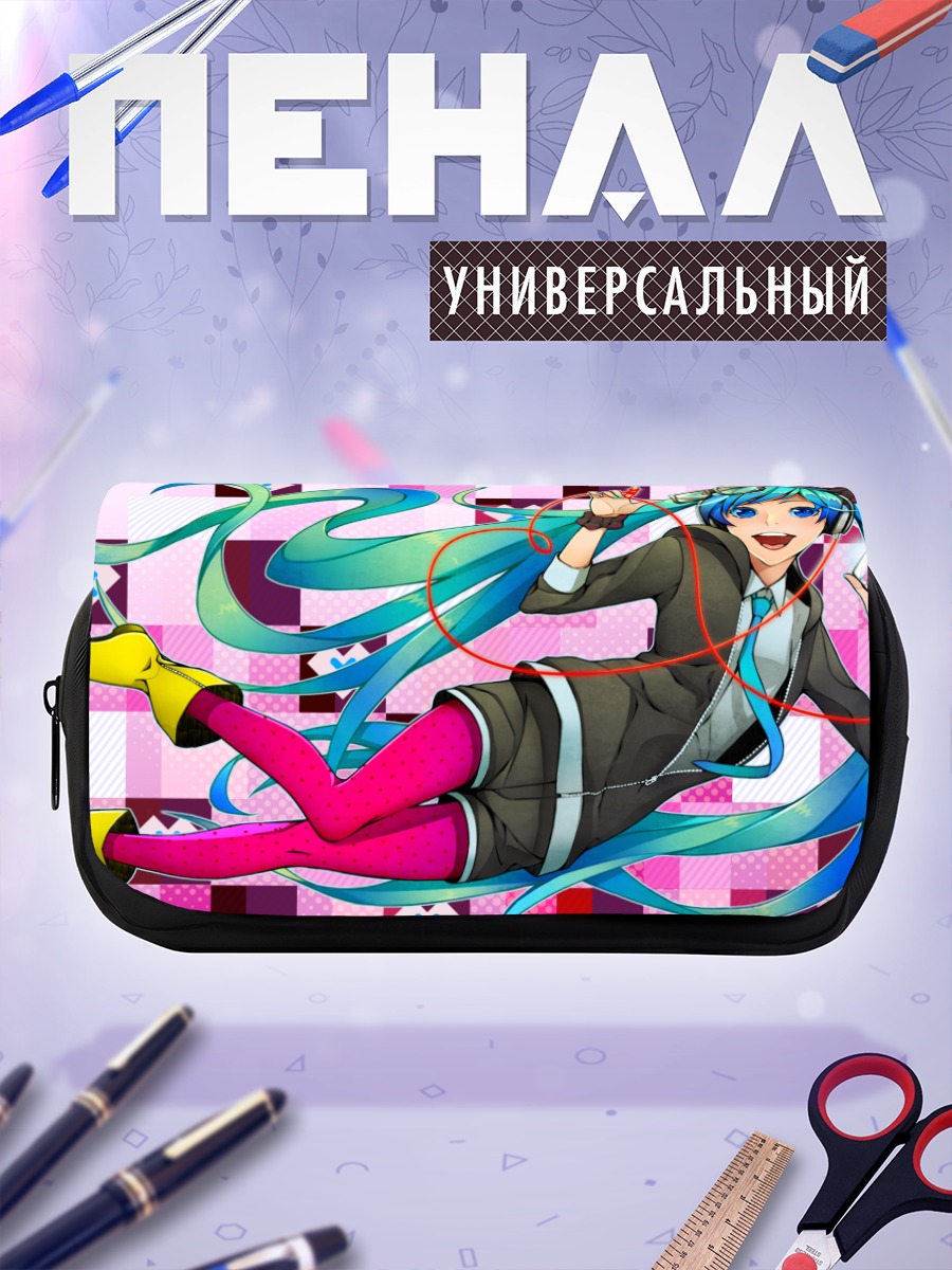 Пенал-косметичка Мику Хацунэ в костюме