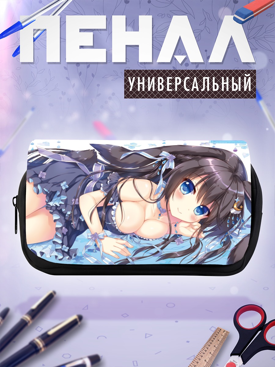 Пенал-косметичка Нуар в цветах