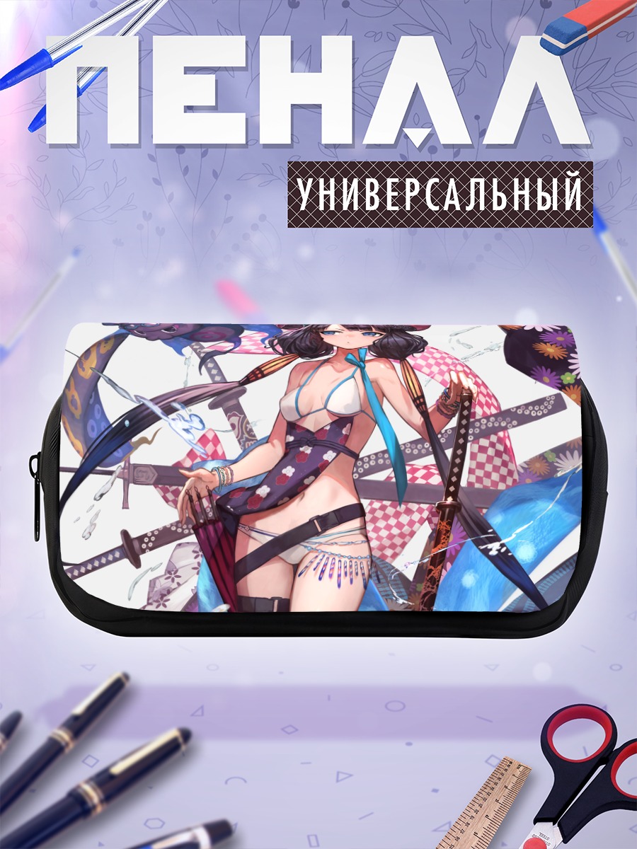 Пенал-косметичка Токитаро в цветах