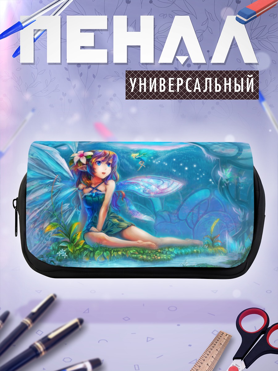 Пенал-косметичка Лесная фея в цветах