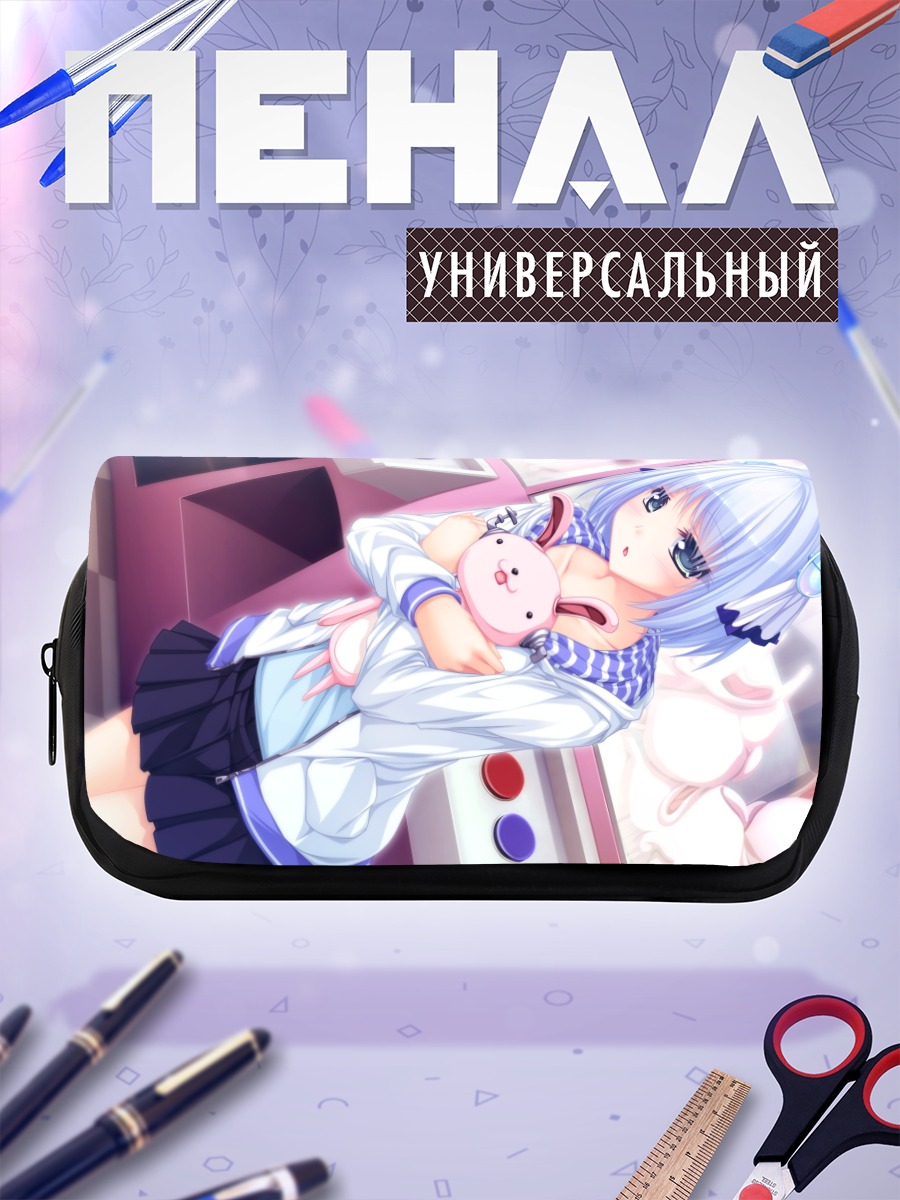 Пенал-косметичка Рина Коинокава с игрушкой