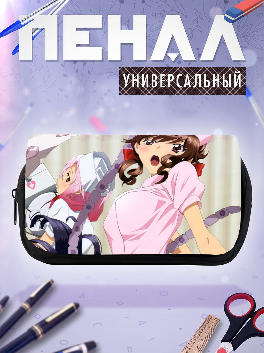Пенал-косметичка Инори Юдзуриха в розовом