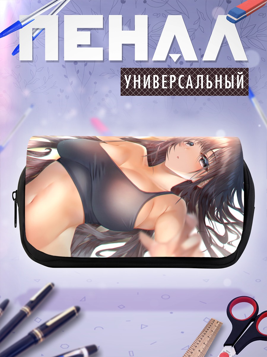 Пенал-косметичка Девушка в боди