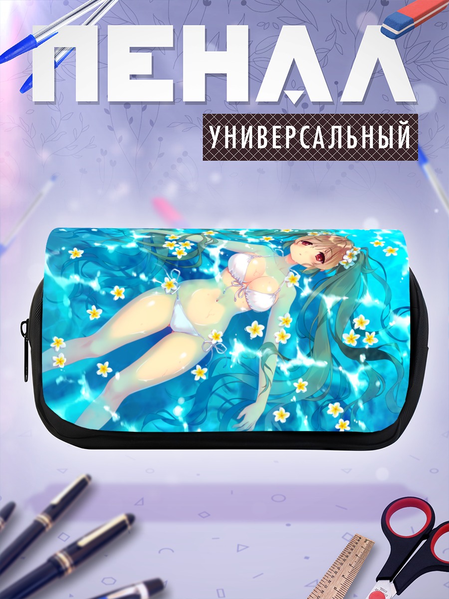 Пенал-косметичка Мурасамэ в цветах
