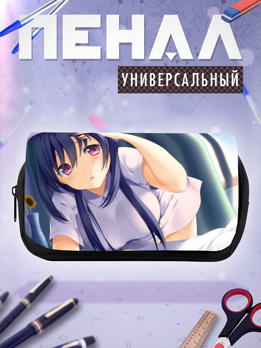 Пенал-косметичка Медсестра с цветами