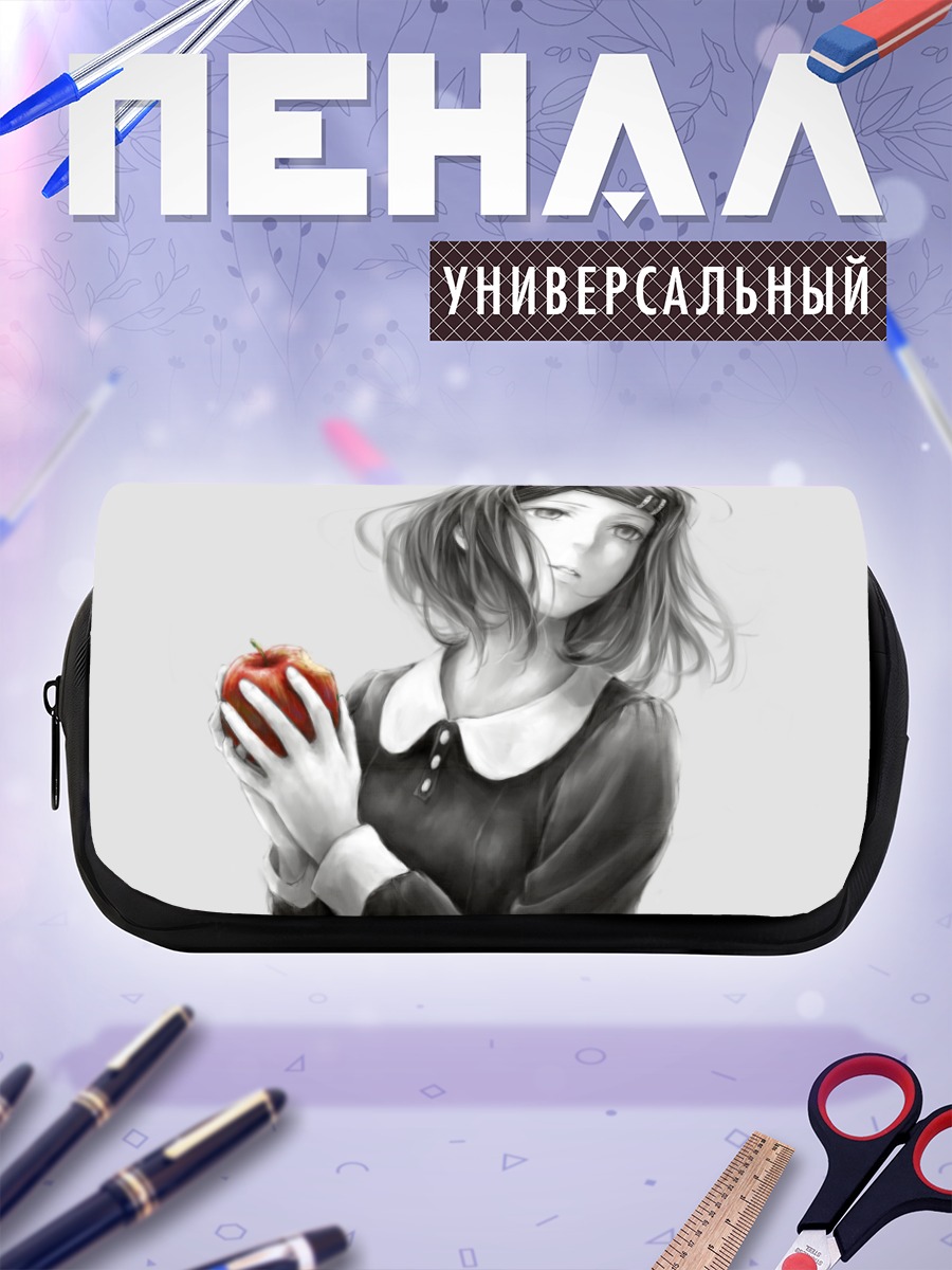 Пенал-косметичка Девушка с яблоком