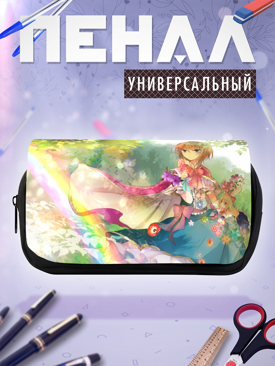 Пенал-косметичка Алиса Маргатройд в цветах