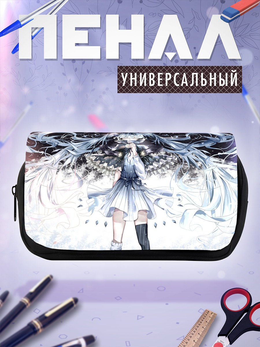 Пенал-косметичка Мику Хацунэ в снегах