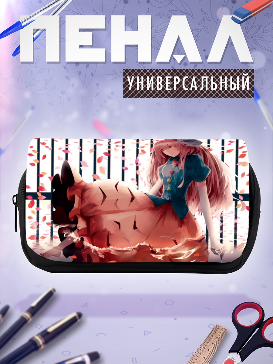 Пенал-косметичка Кокоро Хата в лепестках