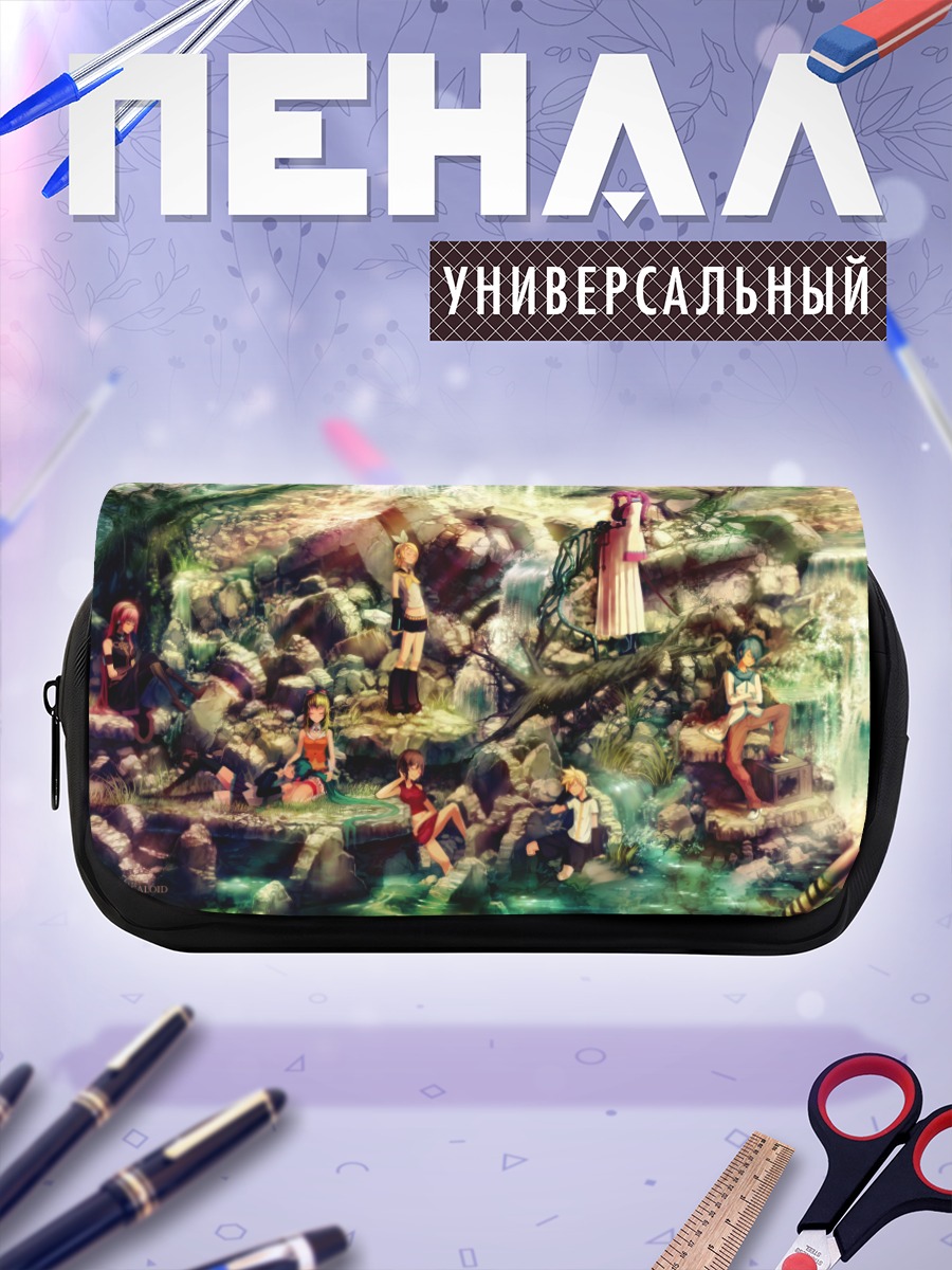 Пенал-косметичка Мику Хацунэ в лесу