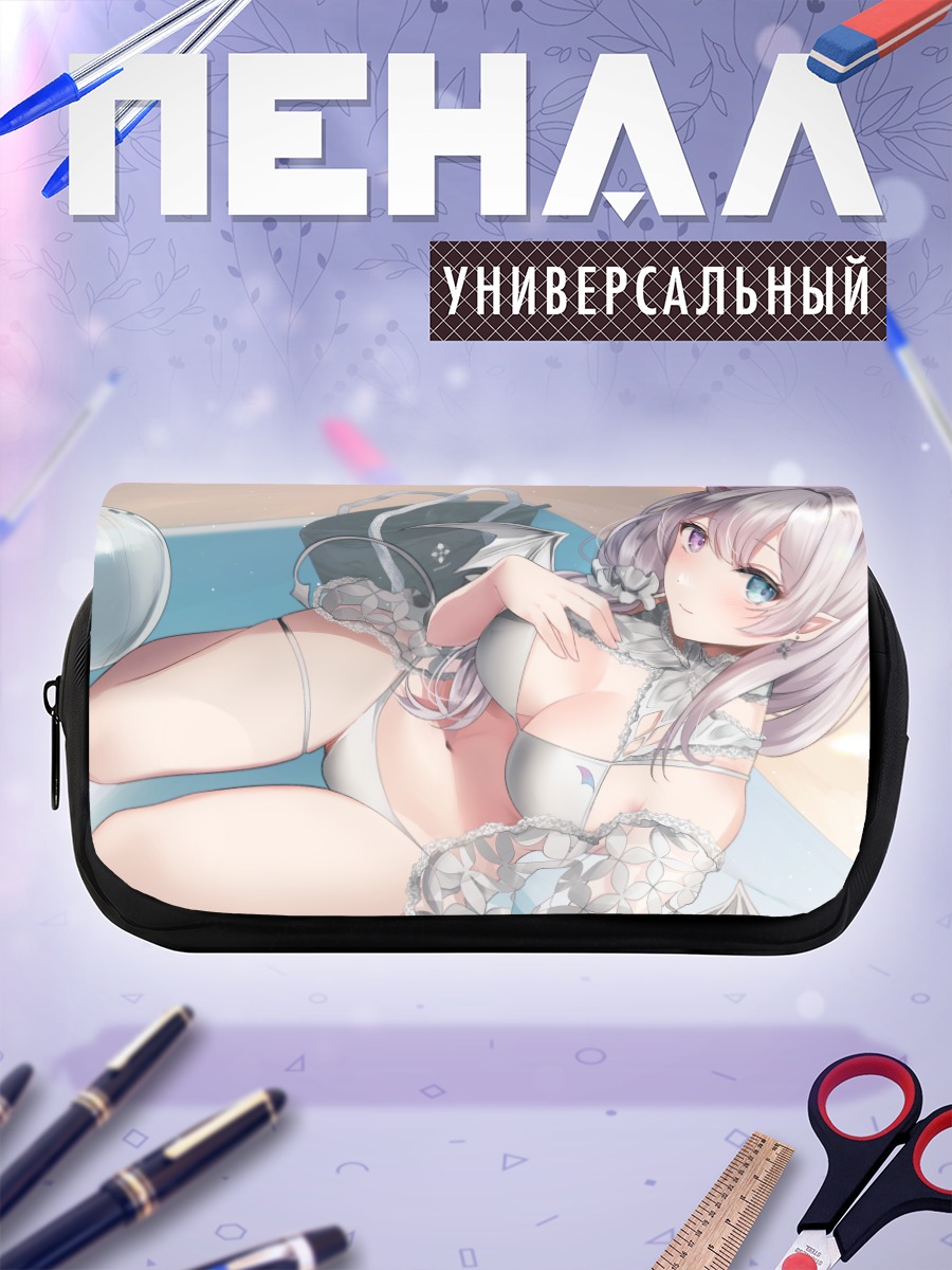 Пенал-косметичка Девушка-кошка в белье